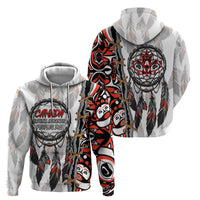 Canada National Indigenous Peoples Day Zip Hoodie Dreamcatcher First Nations Heritage Pride