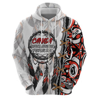 Canada National Indigenous Peoples Day Zip Hoodie Dreamcatcher First Nations Heritage Pride