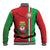 Italy Apulia Baseball Jacket Map Of Apulia With Coat Of Arms - Wonder Print Shop