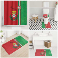 Italy Apulia Bathroom Set Map Of Apulia With Coat Of Arms - Wonder Print Shop