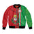 Italy Apulia Bomber Jacket Map Of Apulia With Coat Of Arms - Wonder Print Shop