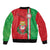 Italy Apulia Bomber Jacket Map Of Apulia With Coat Of Arms - Wonder Print Shop