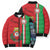 Italy Apulia Bomber Puffer Jacket Map Of Apulia With Coat Of Arms - Wonder Print Shop