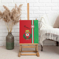Italy Apulia Canvas Wall Art Map Of Apulia With Coat Of Arms - Wonder Print Shop