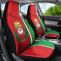 Italy Apulia Car Seat Cover Map Of Apulia With Coat Of Arms - Wonder Print Shop
