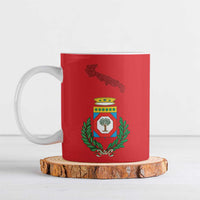 Italy Apulia Ceramic Mug Map Of Apulia With Coat Of Arms - Wonder Print Shop