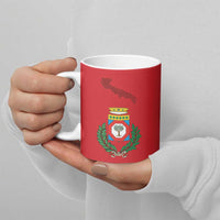 Italy Apulia Ceramic Mug Map Of Apulia With Coat Of Arms - Wonder Print Shop