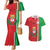 Italy Apulia Couples Matching Mermaid Dress and Hawaiian Shirt Map Of Apulia With Coat Of Arms - Wonder Print Shop
