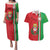 Italy Apulia Couples Matching Puletasi and Hawaiian Shirt Map Of Apulia With Coat Of Arms - Wonder Print Shop