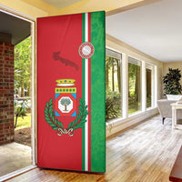 Italy Apulia Door Cover Map Of Apulia With Coat Of Arms - Wonder Print Shop