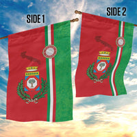 Italy Apulia Garden Flag Map Of Apulia With Coat Of Arms - Wonder Print Shop