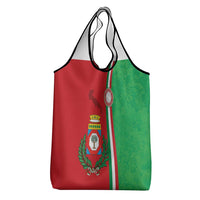 Italy Apulia Grocery Bag Map Of Apulia With Coat Of Arms - Wonder Print Shop
