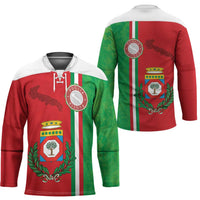 Italy Apulia Hockey Jersey Map Of Apulia With Coat Of Arms LT19