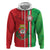 Italy Apulia Hoodie Map Of Apulia With Coat Of Arms - Wonder Print Shop