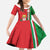 Italy Apulia Kid Short Sleeve Dress Map Of Apulia With Coat Of Arms - Wonder Print Shop