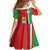 Italy Apulia Kid Short Sleeve Dress Map Of Apulia With Coat Of Arms - Wonder Print Shop