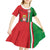 Italy Apulia Kid Short Sleeve Dress Map Of Apulia With Coat Of Arms - Wonder Print Shop