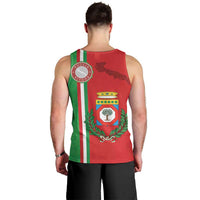 Italy Apulia Men Tank Top Map Of Apulia With Coat Of Arms LT19