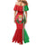 Italy Apulia Mermaid Dress Map Of Apulia With Coat Of Arms - Wonder Print Shop