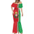 Italy Apulia Mermaid Dress Map Of Apulia With Coat Of Arms - Wonder Print Shop