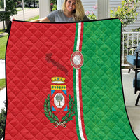 Italy Apulia Quilt Map Of Apulia With Coat Of Arms - Wonder Print Shop
