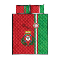 Italy Apulia Quilt Bed Set Map Of Apulia With Coat Of Arms - Wonder Print Shop