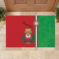 Italy Apulia Rubber Doormat Map Of Apulia With Coat Of Arms - Wonder Print Shop
