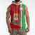 Italy Apulia Sleeveless Hoodie Map Of Apulia With Coat Of Arms - Wonder Print Shop