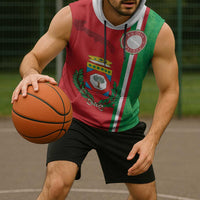 Italy Apulia Sleeveless Hoodie Map Of Apulia With Coat Of Arms LT19