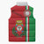 Italy Apulia Sleeveless Puffer Jacket Map Of Apulia With Coat Of Arms - Wonder Print Shop