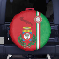 Italy Apulia Spare Tire Cover Map Of Apulia With Coat Of Arms - Wonder Print Shop