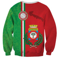 Italy Apulia Sweatshirt Map Of Apulia With Coat Of Arms LT19