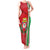 Italy Apulia Tank Maxi Dress Map Of Apulia With Coat Of Arms - Wonder Print Shop