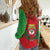 Italy Apulia Women Casual Shirt Map Of Apulia With Coat Of Arms - Wonder Print Shop