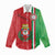 Italy Apulia Women Casual Shirt Map Of Apulia With Coat Of Arms - Wonder Print Shop