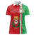 Italy Apulia Women Polo Shirt Map Of Apulia With Coat Of Arms - Wonder Print Shop