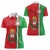 Italy Apulia Women Polo Shirt Map Of Apulia With Coat Of Arms - Wonder Print Shop