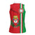 Italy Apulia Women Sleeveless Polo Shirt Map Of Apulia With Coat Of Arms - Wonder Print Shop