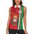 Italy Apulia Women Sleeveless Polo Shirt Map Of Apulia With Coat Of Arms - Wonder Print Shop