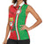 Italy Apulia Women Sleeveless Polo Shirt Map Of Apulia With Coat Of Arms - Wonder Print Shop