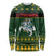 Lithuania Christmas Long Sleeve Shirt Coat Of Arms Linksmu Kaledu - Wonder Print Shop