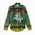 Lithuania Christmas Women Casual Shirt Coat Of Arms Linksmu Kaledu - Wonder Print Shop