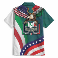 Italian American Heritage Month Hawaiian Shirt Italian Roots American Wings