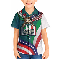 Italian American Heritage Month Hawaiian Shirt Italian Roots American Wings