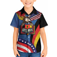 German American Heritage Month Hawaiian Shirt German Roots American Wings