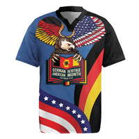 German American Heritage Month Rugby Jersey German Roots American Wings