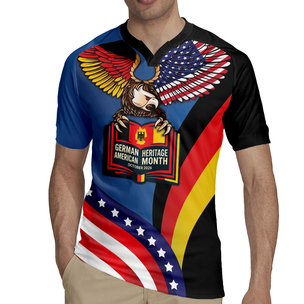 German American Heritage Month Rugby Jersey German Roots American Wings