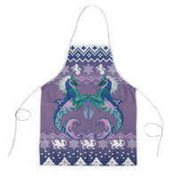 Carmarthenshire Wales Christmas Apron Heraldic Sea-Horse Celtic Design - Wonder Print Shop
