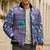 Carmarthenshire Wales Christmas Bomber Puffer Jacket Heraldic Sea-Horse Celtic Design - Wonder Print Shop
