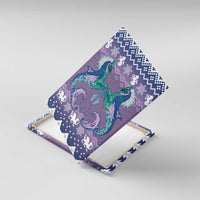 Carmarthenshire Wales Christmas Canvas Wall Art Heraldic Sea-Horse Celtic Design - Wonder Print Shop